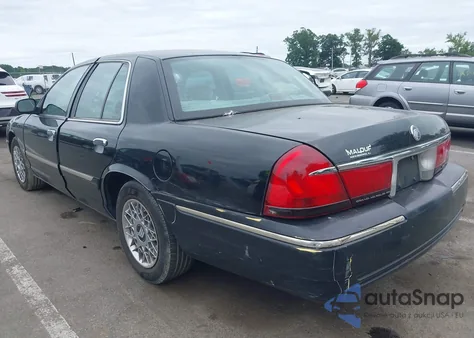 2002 Mercury Grand Marquis Gs из США, поврежденный, VIN 2MEFM74W82X629532